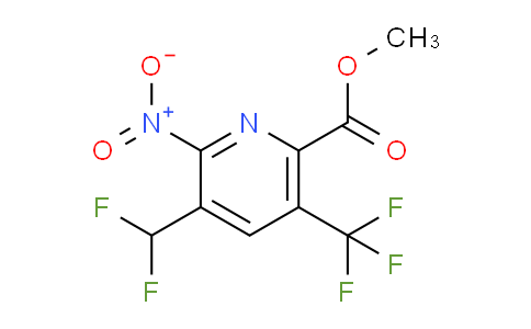 AM67362 | 1361845-92-2 | Methyl 3-(difluoromethyl)-2-nitro-5-(trifluoromethyl)pyridine-6-carboxylate