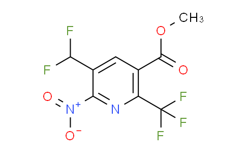 AM67363 | 1361886-02-3 | Methyl 3-(difluoromethyl)-2-nitro-6-(trifluoromethyl)pyridine-5-carboxylate