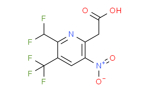 AM67367 | 1361832-14-5 | 2-(Difluoromethyl)-5-nitro-3-(trifluoromethyl)pyridine-6-acetic acid