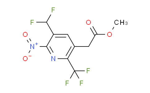AM67370 | 1361809-50-8 | Methyl 3-(difluoromethyl)-2-nitro-6-(trifluoromethyl)pyridine-5-acetate
