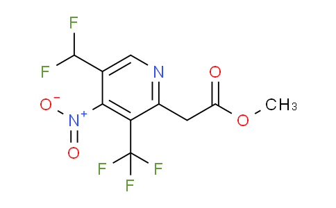 AM67373 | 1361696-95-8 | Methyl 5-(difluoromethyl)-4-nitro-3-(trifluoromethyl)pyridine-2-acetate
