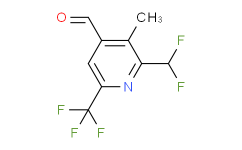 2-(Difluoromethyl)-3-methyl-6-(trifluoromethyl)pyridine-4-carboxaldehyde