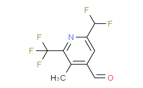 6-(Difluoromethyl)-3-methyl-2-(trifluoromethyl)pyridine-4-carboxaldehyde