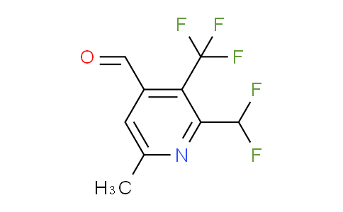 2-(Difluoromethyl)-6-methyl-3-(trifluoromethyl)pyridine-4-carboxaldehyde