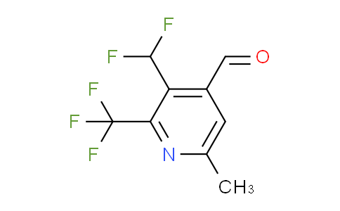 3-(Difluoromethyl)-6-methyl-2-(trifluoromethyl)pyridine-4-carboxaldehyde