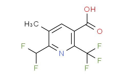 AM67402 | 1105976-56-4 | 2-(Difluoromethyl)-3-methyl-6-(trifluoromethyl)pyridine-5-carboxylic acid