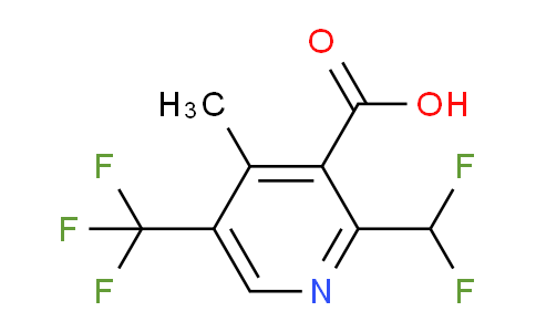 AM67405 | 1361898-01-2 | 2-(Difluoromethyl)-4-methyl-5-(trifluoromethyl)pyridine-3-carboxylic acid