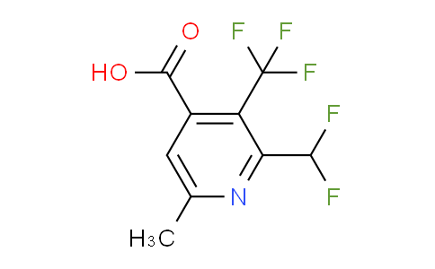 AM67412 | 1361858-04-9 | 2-(Difluoromethyl)-6-methyl-3-(trifluoromethyl)pyridine-4-carboxylic acid