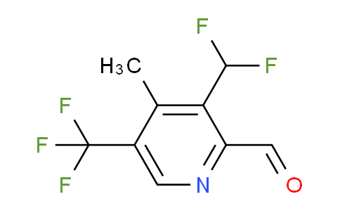 3-(Difluoromethyl)-4-methyl-5-(trifluoromethyl)pyridine-2-carboxaldehyde