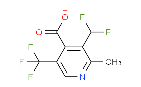 3-(Difluoromethyl)-2-methyl-5-(trifluoromethyl)pyridine-4-carboxylic acid