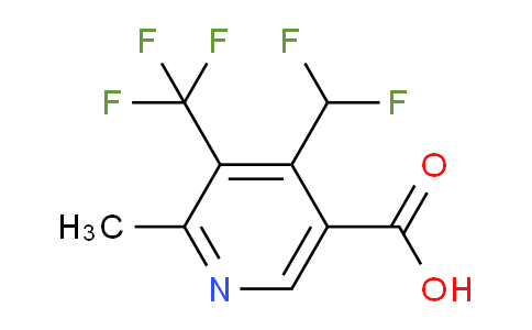 AM67434 | 1361812-55-6 | 4-(Difluoromethyl)-2-methyl-3-(trifluoromethyl)pyridine-5-carboxylic acid