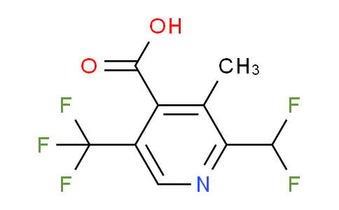 AM67435 | 1361832-06-5 | 2-(Difluoromethyl)-3-methyl-5-(trifluoromethyl)pyridine-4-carboxylic acid