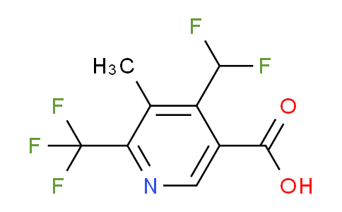 AM67440 | 1105994-79-3 | 4-(Difluoromethyl)-3-methyl-2-(trifluoromethyl)pyridine-5-carboxylic acid