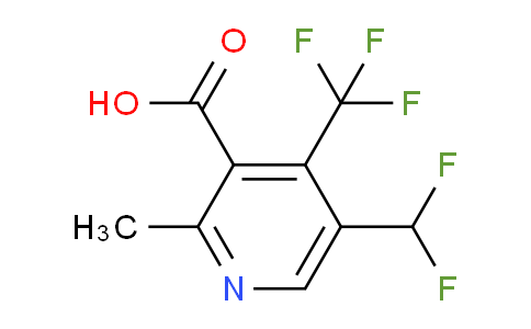 5-(Difluoromethyl)-2-methyl-4-(trifluoromethyl)pyridine-3-carboxylic acid