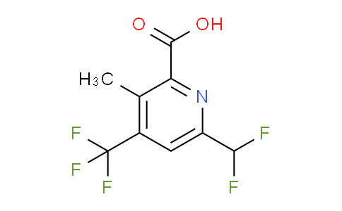 6-(Difluoromethyl)-3-methyl-4-(trifluoromethyl)pyridine-2-carboxylic acid