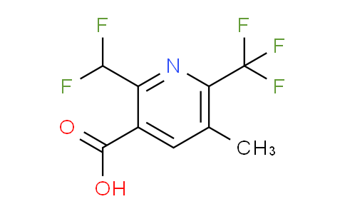AM67448 | 1105979-73-4 | 2-(Difluoromethyl)-5-methyl-6-(trifluoromethyl)pyridine-3-carboxylic acid