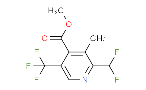 AM67449 | 1361766-90-6 | Methyl 2-(difluoromethyl)-3-methyl-5-(trifluoromethyl)pyridine-4-carboxylate