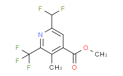 AM67458 | 1361782-27-5 | Methyl 6-(difluoromethyl)-3-methyl-2-(trifluoromethyl)pyridine-4-carboxylate
