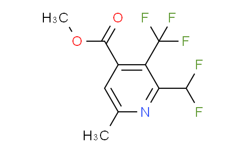 Methyl 2-(difluoromethyl)-6-methyl-3-(trifluoromethyl)pyridine-4-carboxylate