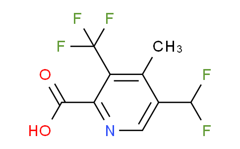 AM67461 | 1361782-01-5 | 5-(Difluoromethyl)-4-methyl-3-(trifluoromethyl)pyridine-2-carboxylic acid