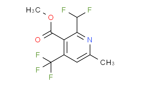 Methyl 2-(difluoromethyl)-6-methyl-4-(trifluoromethyl)pyridine-3-carboxylate
