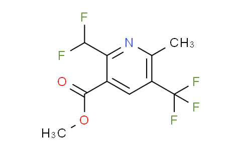 Methyl 2-(difluoromethyl)-6-methyl-5-(trifluoromethyl)pyridine-3-carboxylate