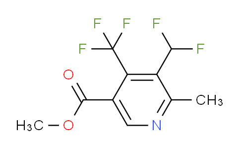 Methyl 3-(difluoromethyl)-2-methyl-4-(trifluoromethyl)pyridine-5-carboxylate