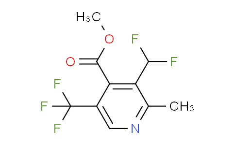 Methyl 3-(difluoromethyl)-2-methyl-5-(trifluoromethyl)pyridine-4-carboxylate