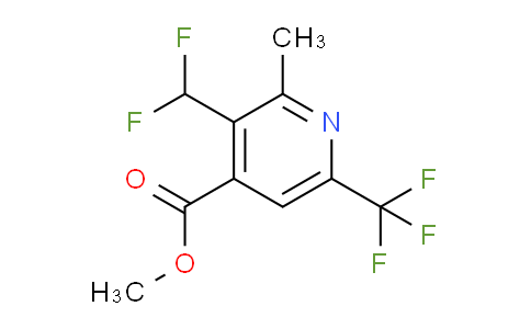 AM67466 | 1361869-54-6 | Methyl 3-(difluoromethyl)-2-methyl-6-(trifluoromethyl)pyridine-4-carboxylate