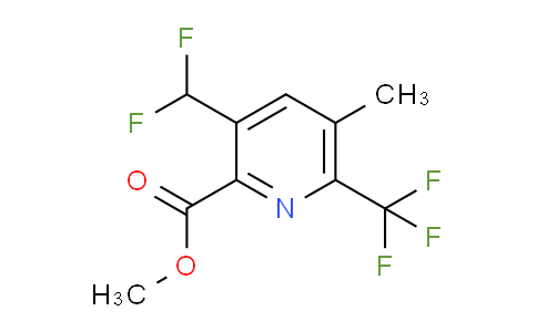 AM67474 | 1361897-23-5 | Methyl 3-(difluoromethyl)-5-methyl-6-(trifluoromethyl)pyridine-2-carboxylate