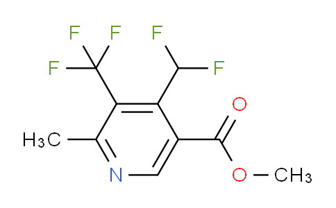 AM67476 | 1361812-94-3 | Methyl 4-(difluoromethyl)-2-methyl-3-(trifluoromethyl)pyridine-5-carboxylate