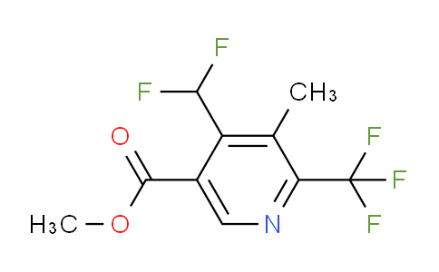 AM67483 | 1361782-51-5 | Methyl 4-(difluoromethyl)-3-methyl-2-(trifluoromethyl)pyridine-5-carboxylate