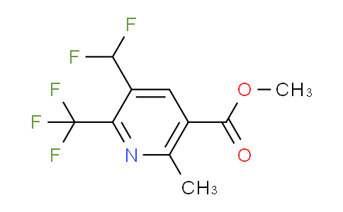 AM67490 | 1361813-01-5 | Methyl 3-(difluoromethyl)-6-methyl-2-(trifluoromethyl)pyridine-5-carboxylate