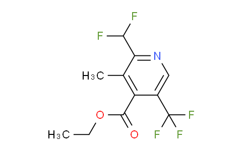 AM67492 | 1361782-64-0 | Ethyl 2-(difluoromethyl)-3-methyl-5-(trifluoromethyl)pyridine-4-carboxylate