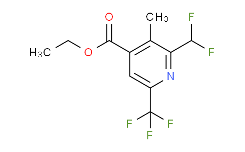 AM67493 | 1361869-67-1 | Ethyl 2-(difluoromethyl)-3-methyl-6-(trifluoromethyl)pyridine-4-carboxylate