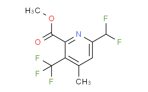 AM67496 | 1361832-44-1 | Methyl 6-(difluoromethyl)-4-methyl-3-(trifluoromethyl)pyridine-2-carboxylate