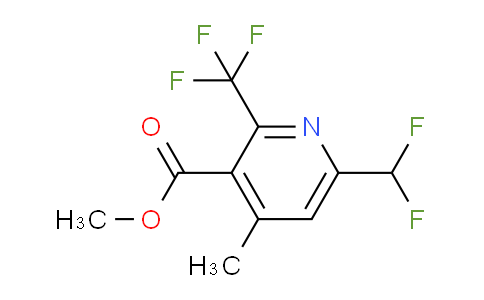 Methyl 6-(difluoromethyl)-4-methyl-2-(trifluoromethyl)pyridine-3-carboxylate
