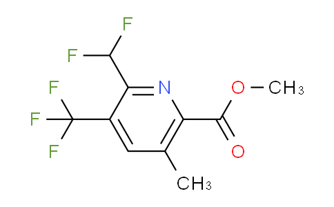 Methyl 2-(difluoromethyl)-5-methyl-3-(trifluoromethyl)pyridine-6-carboxylate