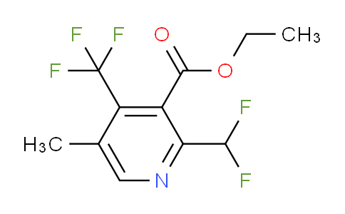 Ethyl 2-(difluoromethyl)-5-methyl-4-(trifluoromethyl)pyridine-3-carboxylate