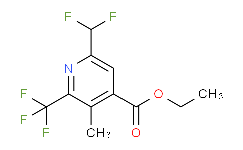 Ethyl 6-(difluoromethyl)-3-methyl-2-(trifluoromethyl)pyridine-4-carboxylate
