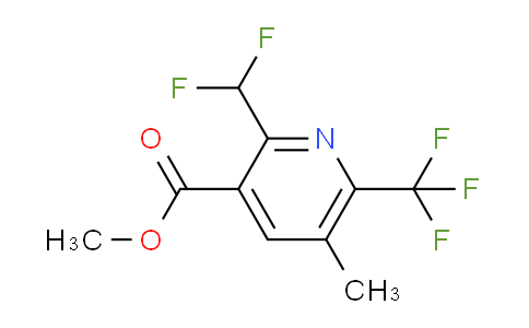 AM67509 | 1361869-49-9 | Methyl 2-(difluoromethyl)-5-methyl-6-(trifluoromethyl)pyridine-3-carboxylate