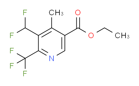 AM67511 | 1361869-76-2 | Ethyl 3-(difluoromethyl)-4-methyl-2-(trifluoromethyl)pyridine-5-carboxylate