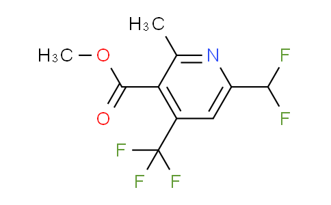 AM67514 | 1361832-51-0 | Methyl 6-(difluoromethyl)-2-methyl-4-(trifluoromethyl)pyridine-3-carboxylate