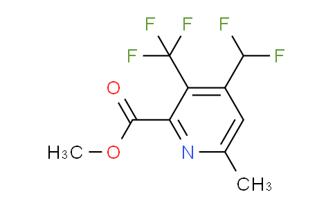 Methyl 4-(difluoromethyl)-6-methyl-3-(trifluoromethyl)pyridine-2-carboxylate