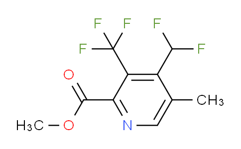 Methyl 4-(difluoromethyl)-5-methyl-3-(trifluoromethyl)pyridine-2-carboxylate