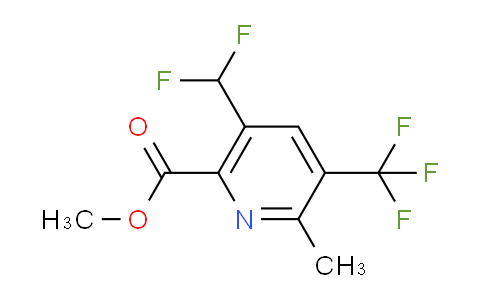 AM67527 | 1361898-47-6 | Methyl 5-(difluoromethyl)-2-methyl-3-(trifluoromethyl)pyridine-6-carboxylate