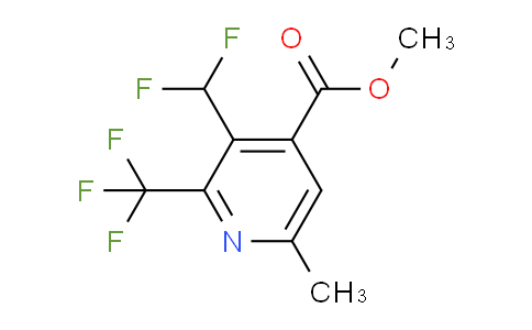 Methyl 3-(difluoromethyl)-6-methyl-2-(trifluoromethyl)pyridine-4-carboxylate