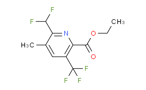 AM67532 | 1361858-65-2 | Ethyl 2-(difluoromethyl)-3-methyl-5-(trifluoromethyl)pyridine-6-carboxylate