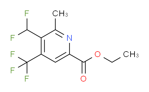 Ethyl 3-(difluoromethyl)-2-methyl-4-(trifluoromethyl)pyridine-6-carboxylate