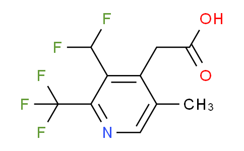 3-(Difluoromethyl)-5-methyl-2-(trifluoromethyl)pyridine-4-acetic acid